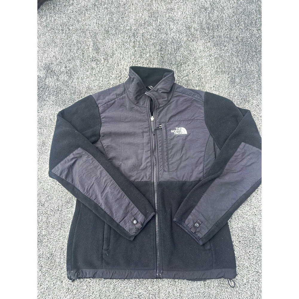 The North Face Denali Fleece Jacket Womens M Black Full Zip Polartec Outdoor